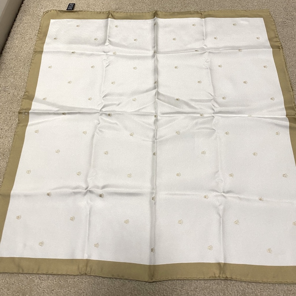 Authentic Rolex Silk Scarf
